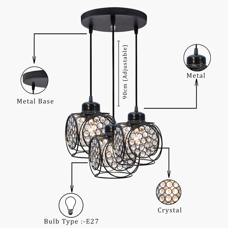 HOMESAKE Metal Cluster Ceiling Lamp