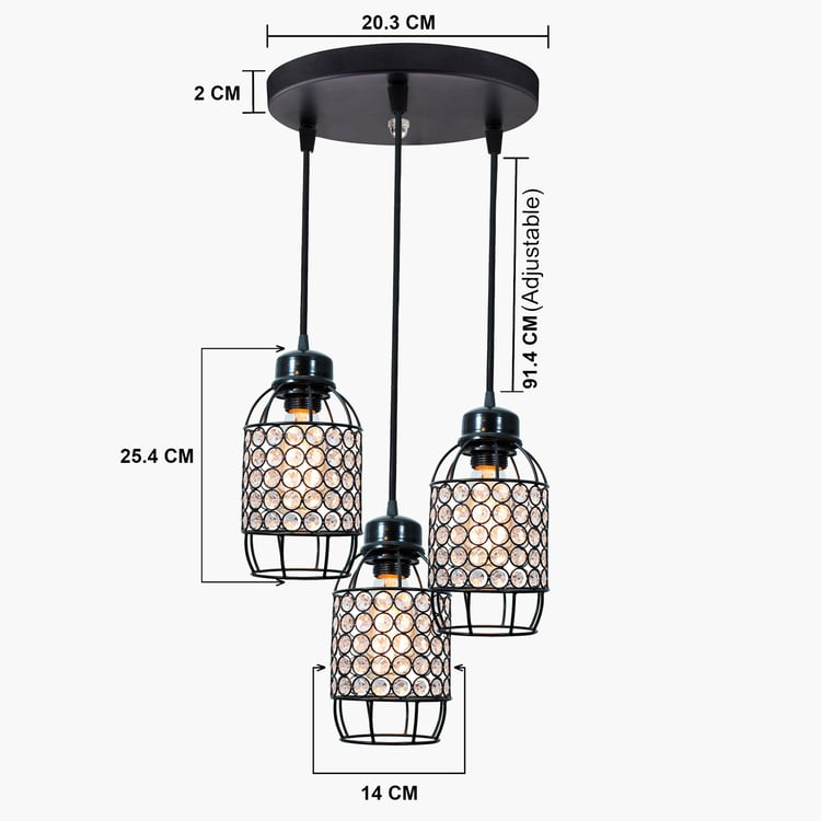 HOMESAKE Metal Cluster Ceiling Lamp