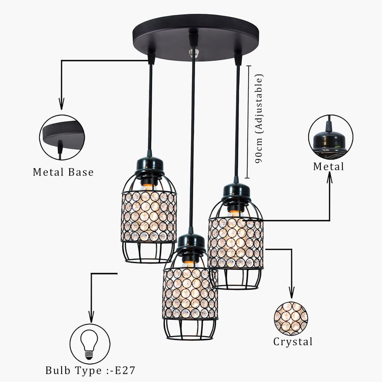 HOMESAKE Metal Cluster Ceiling Lamp