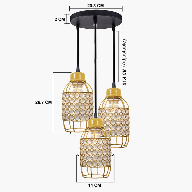 HOMESAKE Metal Cluster Ceiling Lamp