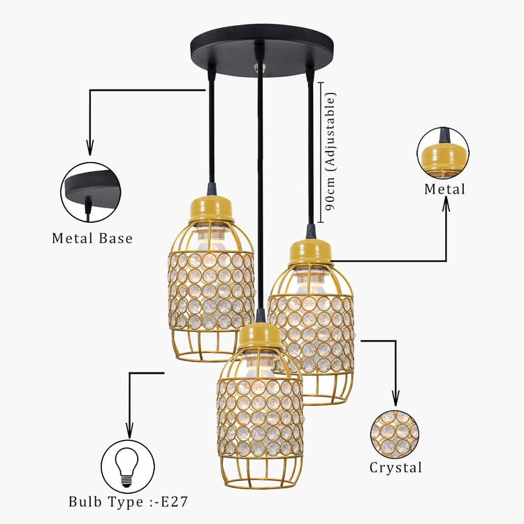 HOMESAKE Metal Cluster Ceiling Lamp