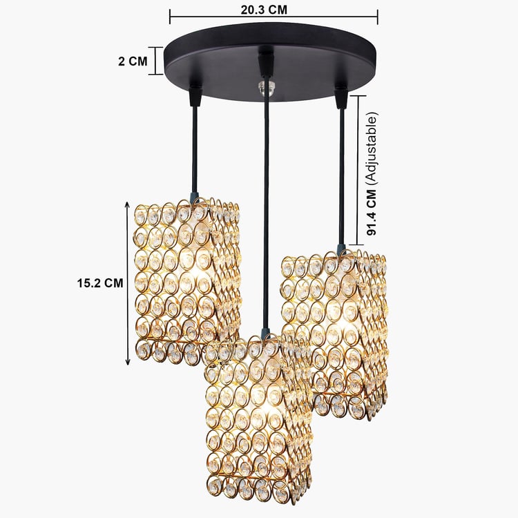 HOMESAKE Metal Cluster Ceiling Lamp