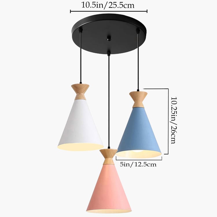 HOMESAKE Metal Cluster Ceiling Lamp