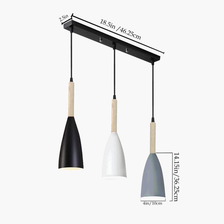 HOMESAKE Metal Ceiling Lamp