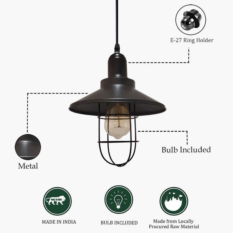 HOMESAKE Metal Rex Cage Ceiling Lamp