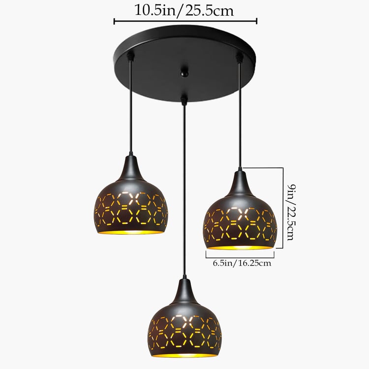 HOMESAKE Metal Cluster Ceiling Lamp