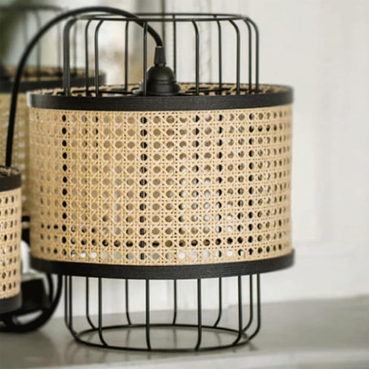 HOMESAKE Rattan Pendant Light Ceiling Lamp