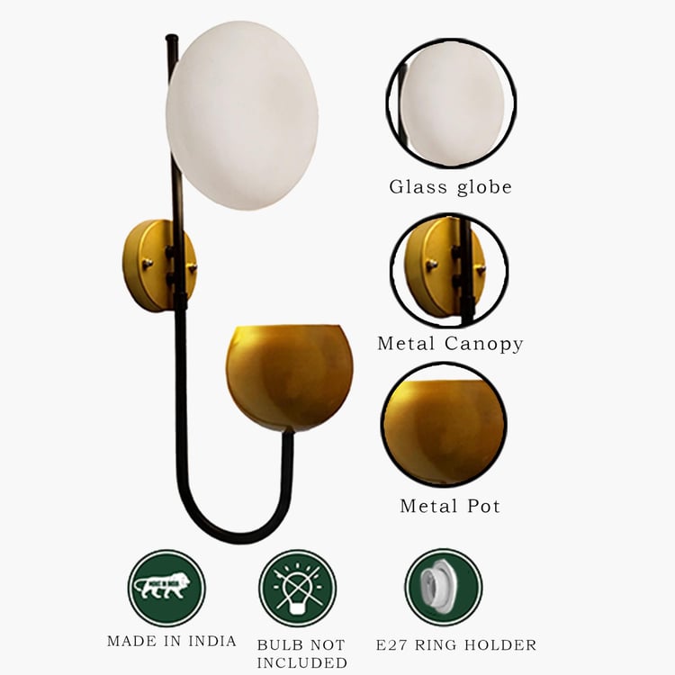 HOMESAKE Metal Wall Lamp