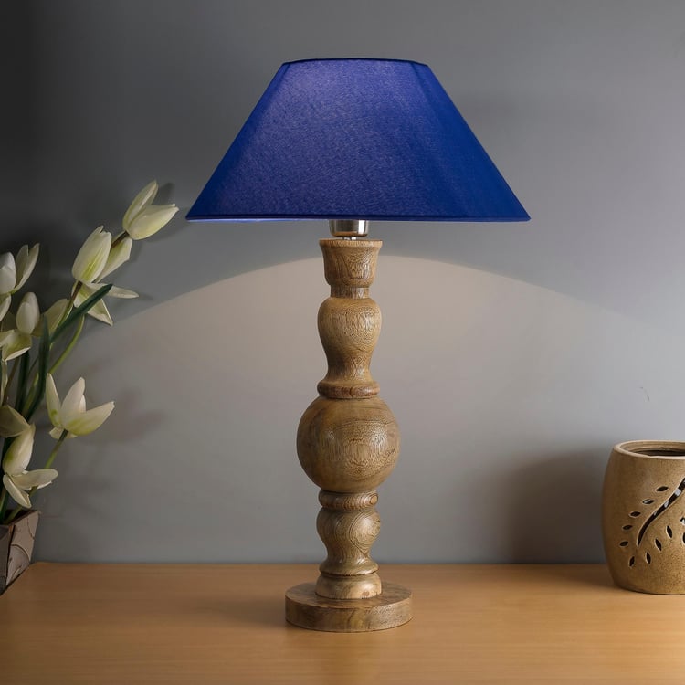 HOMESAKE Wooden Table Lamp