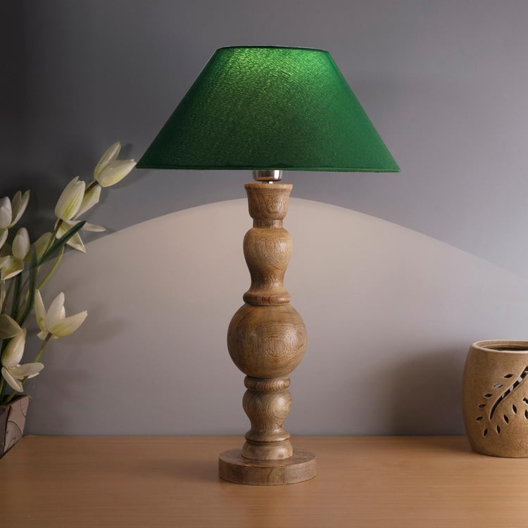 HOMESAKE Wooden Table Lamp