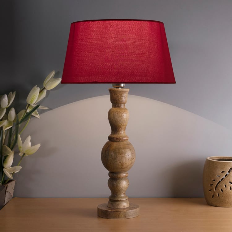 HOMESAKE Wooden Table Lamp