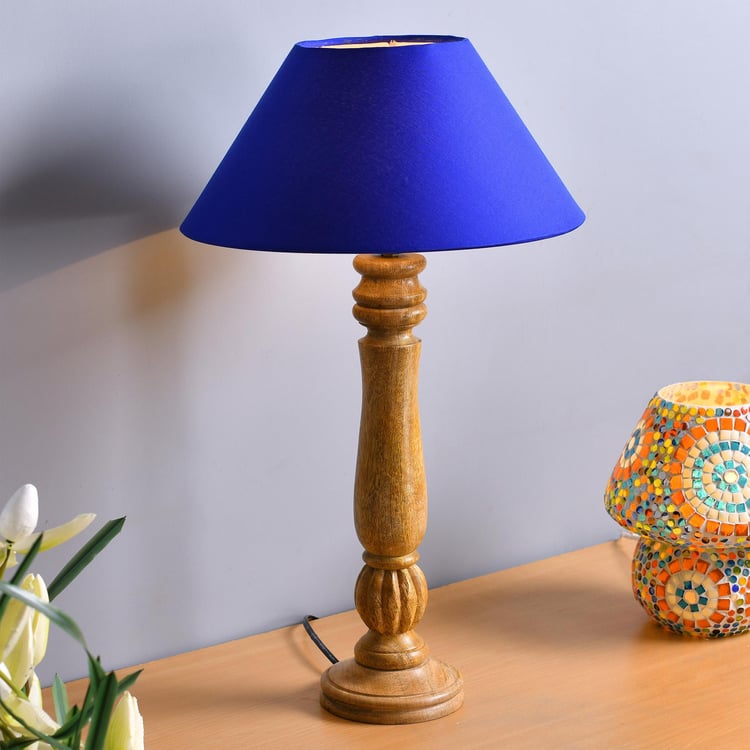 HOMESAKE Wooden Table Lamp