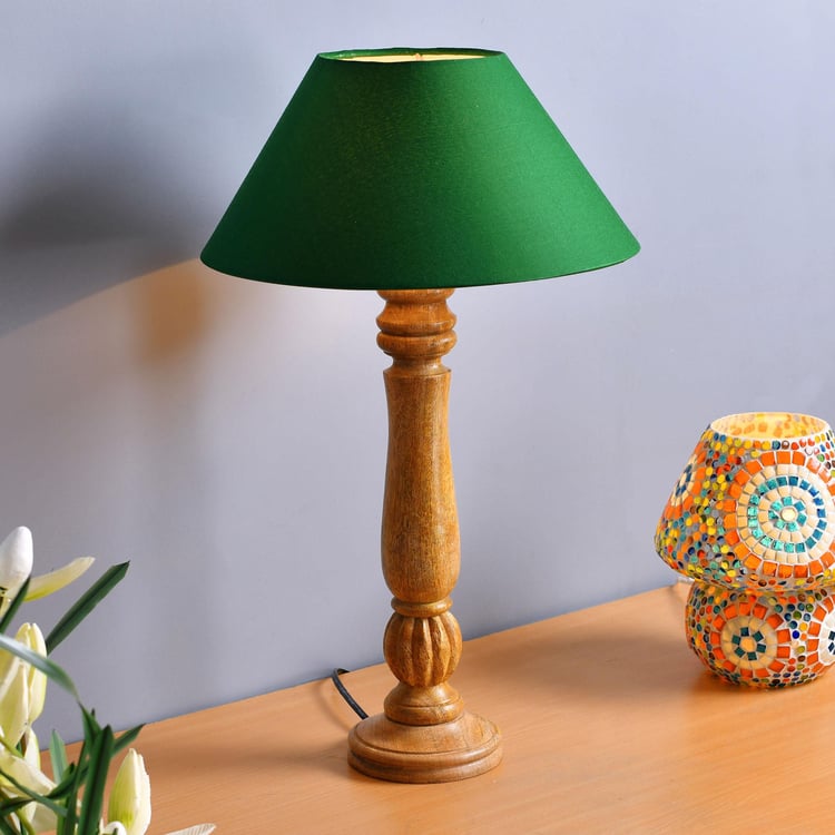 HOMESAKE Wooden Table Lamp