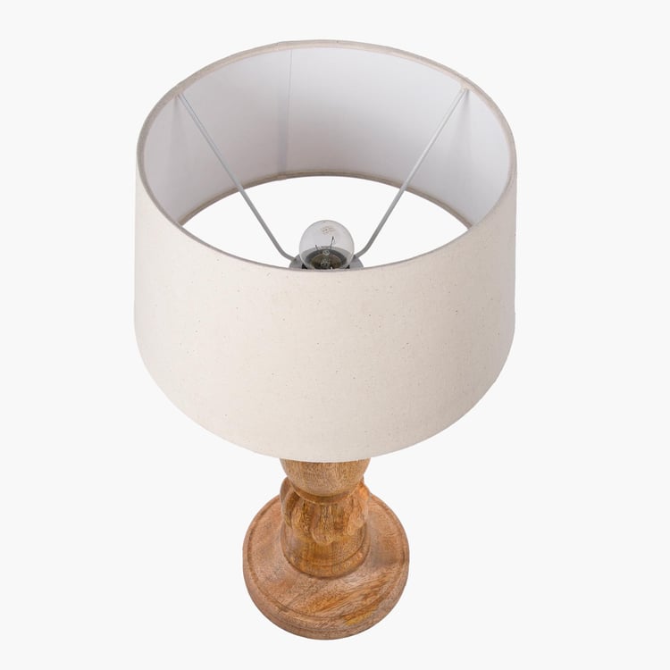 HOMESAKE Wooden Table Lamp