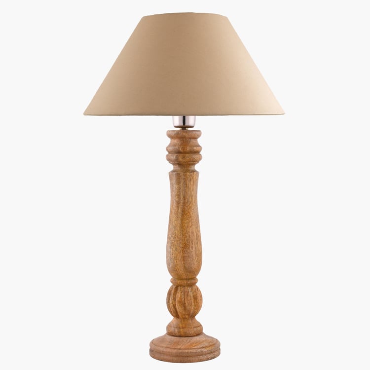 HOMESAKE Wooden Table Lamp