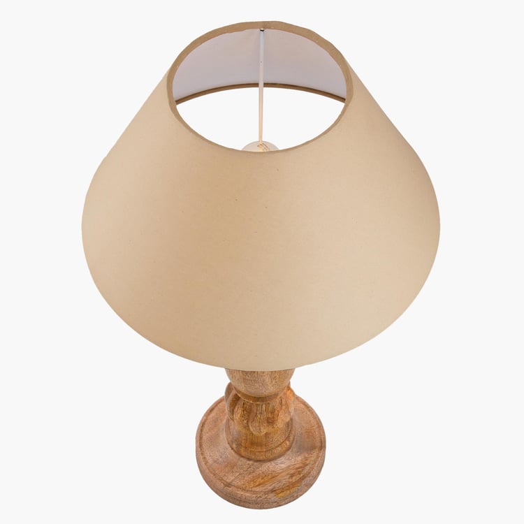 HOMESAKE Wooden Table Lamp