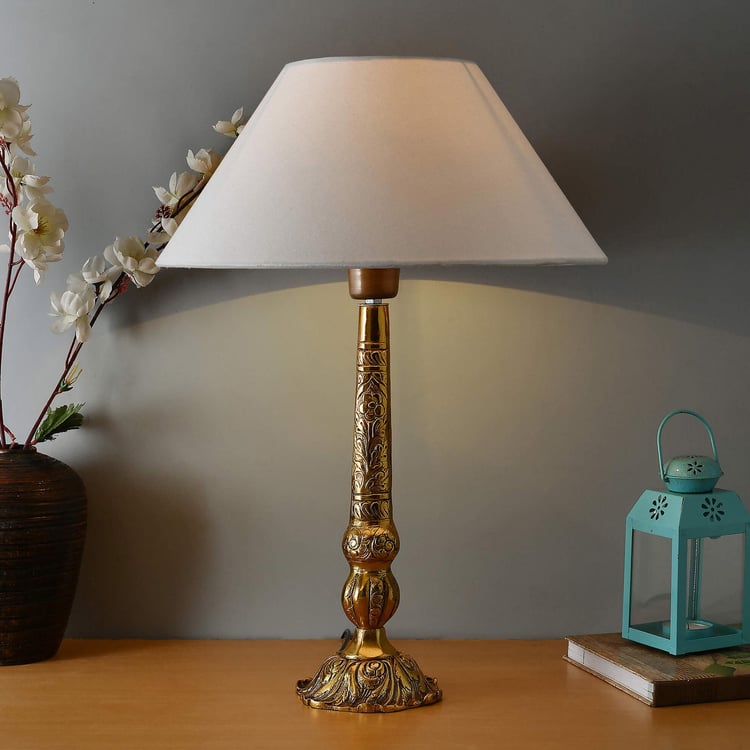 HOMESAKE Metal Table Lamp