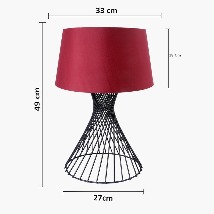 HOMESAKE Metal Table Lamp