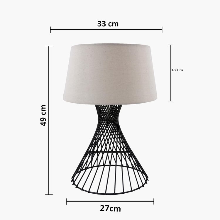 HOMESAKE Metal Table Lamp