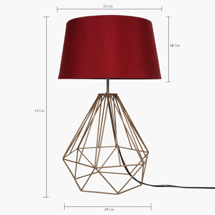 HOMESAKE Metal Table Lamp