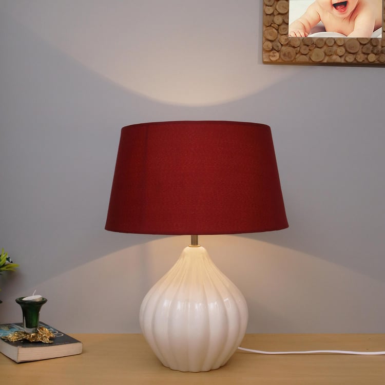 HOMESAKE Ceramic Table Lamp