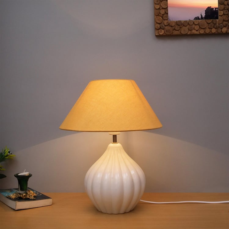 HOMESAKE Ceramic Table Lamp