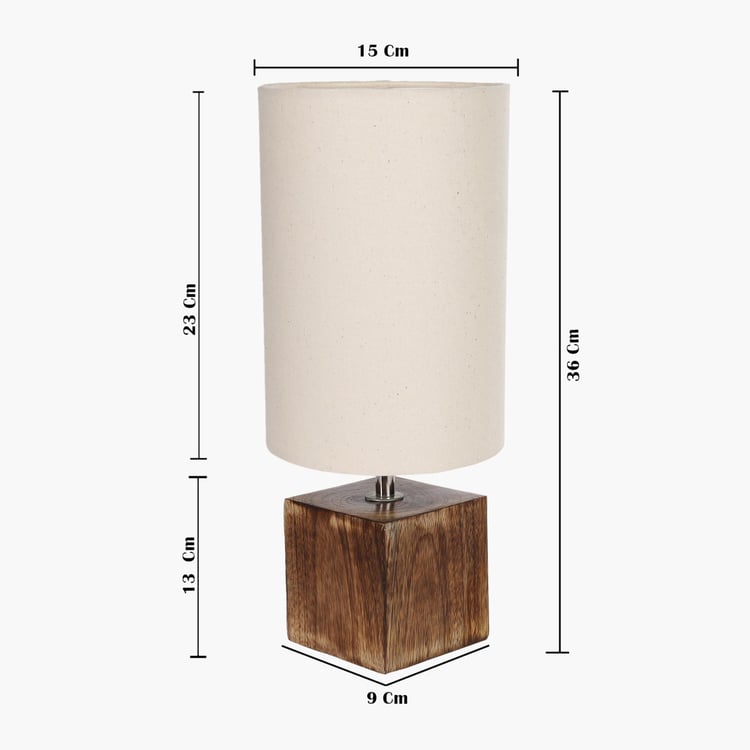 HOMESAKE Wooden Table Lamp