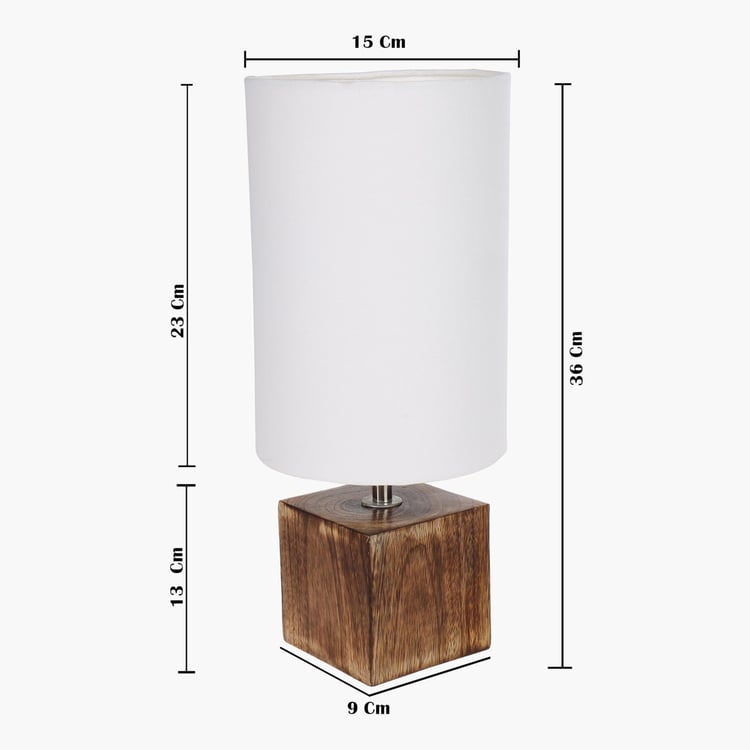 HOMESAKE Wooden Table Lamp