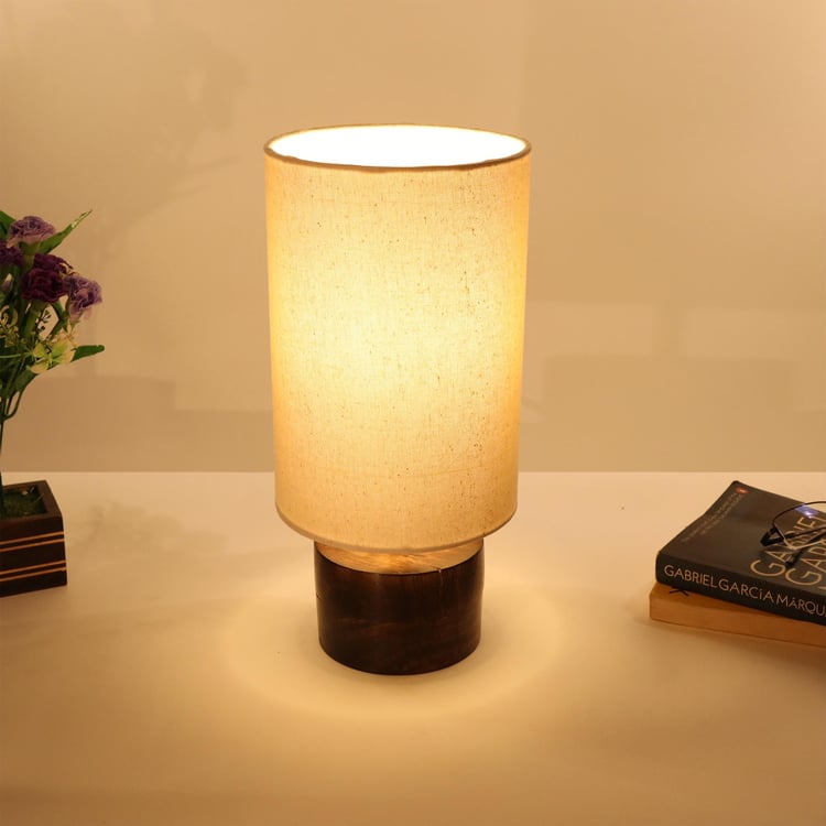 HOMESAKE Wooden Table Lamp