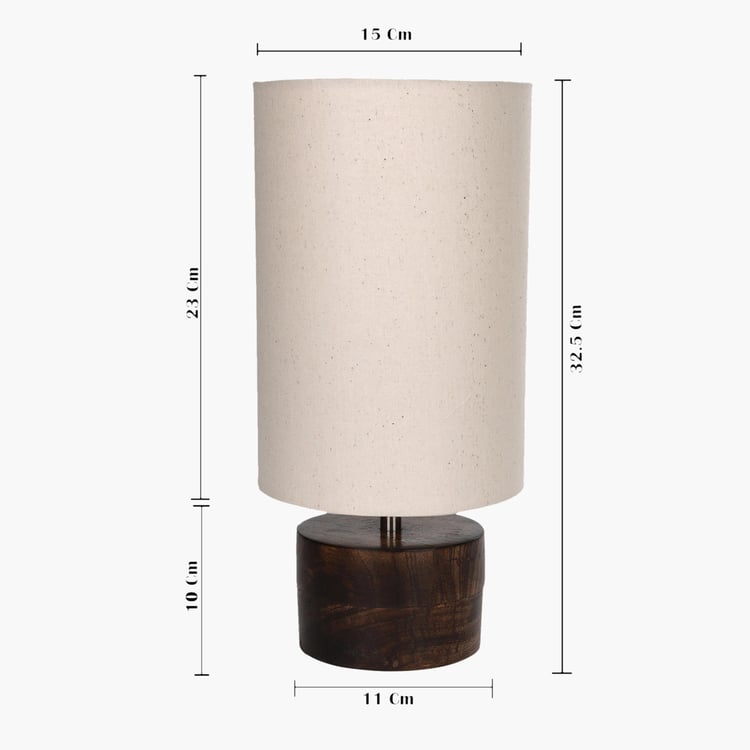 HOMESAKE Wooden Table Lamp