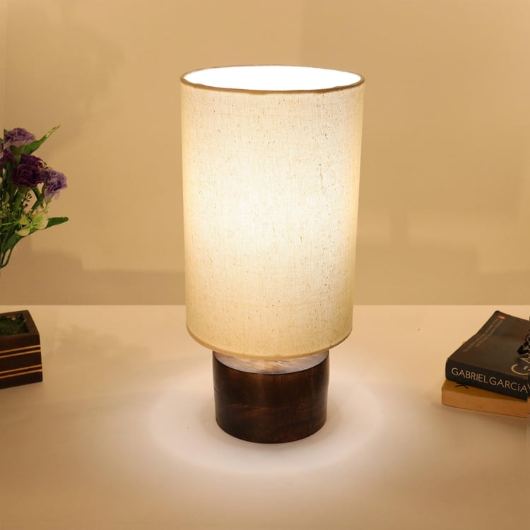 HOMESAKE Wooden Table Lamp
