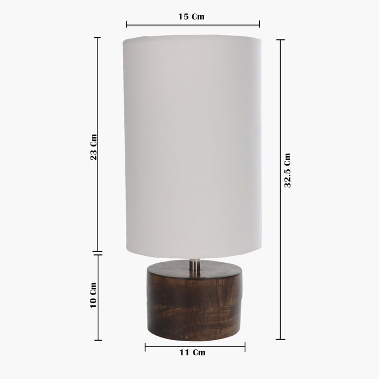 HOMESAKE Wooden Table Lamp