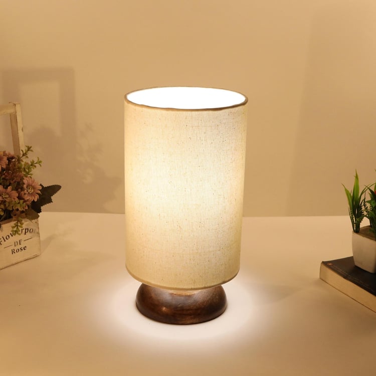 HOMESAKE Wooden Table Lamp