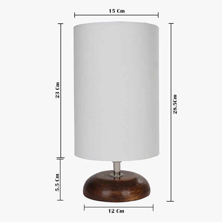 HOMESAKE Wooden Table Lamp