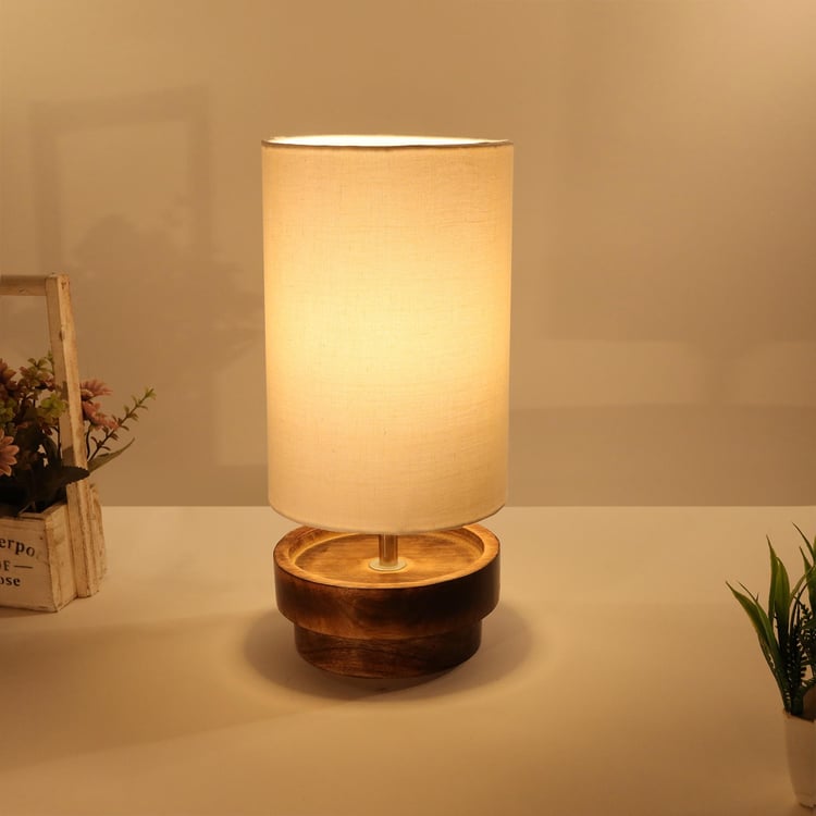 HOMESAKE Wooden Table Lamp