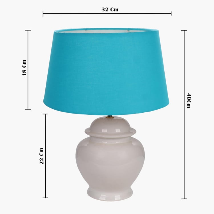 HOMESAKE Ceramic Table Lamp