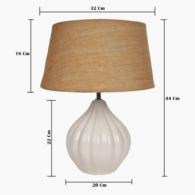 HOMESAKE Ceramic Table Lamp