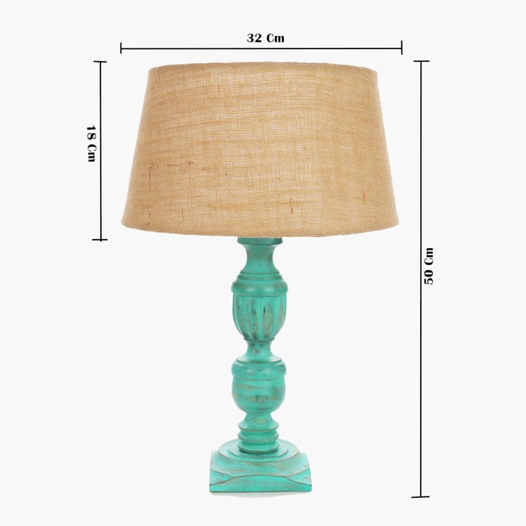 HOMESAKE Wooden Table Lamp