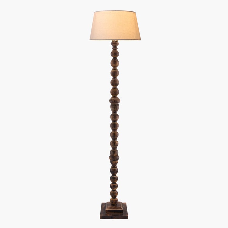 HOMESAKE Wooden Floor Lamp