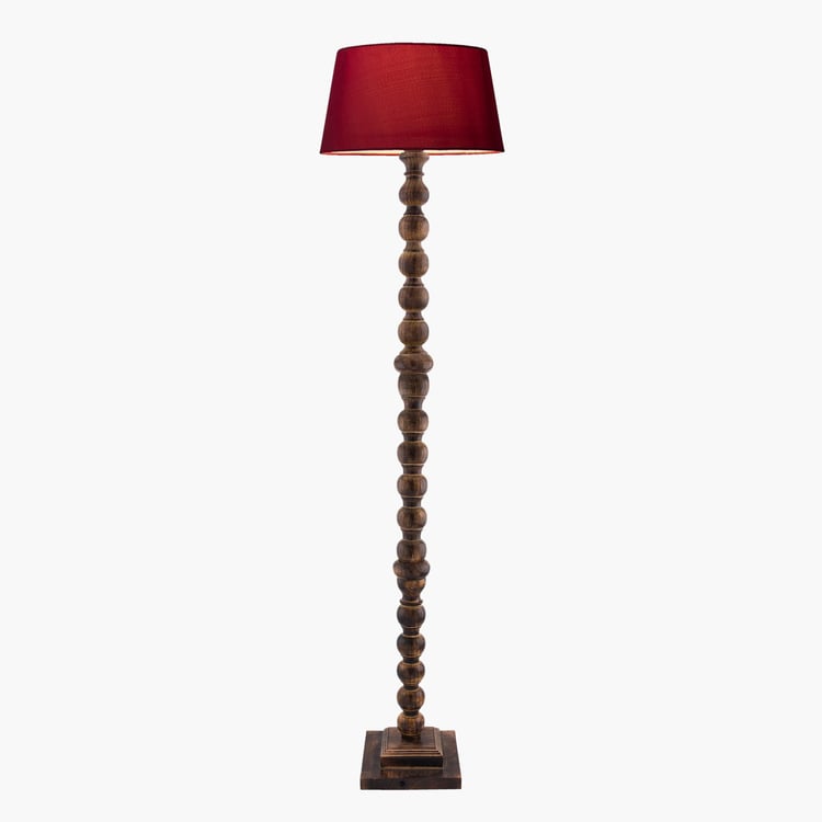 HOMESAKE Wooden Floor Lamp