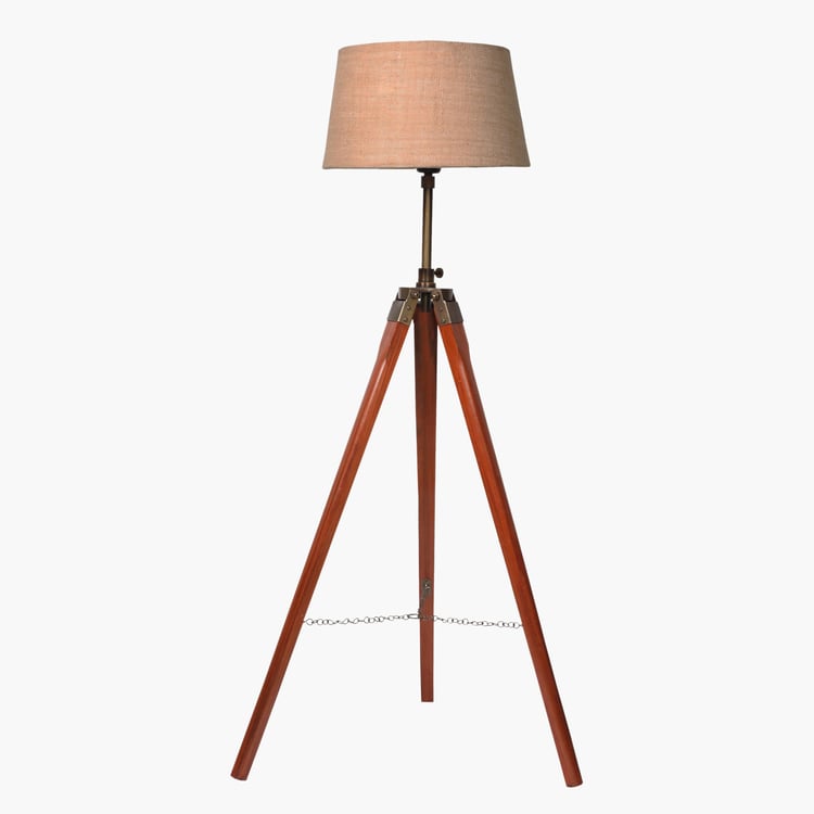 HOMESAKE Wooden Floor Lamp