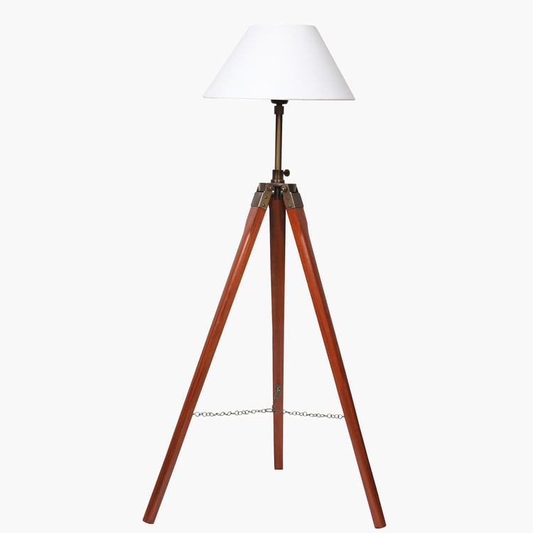 HOMESAKE Wooden Floor Lamp