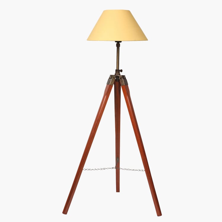 HOMESAKE Wooden Floor Lamp