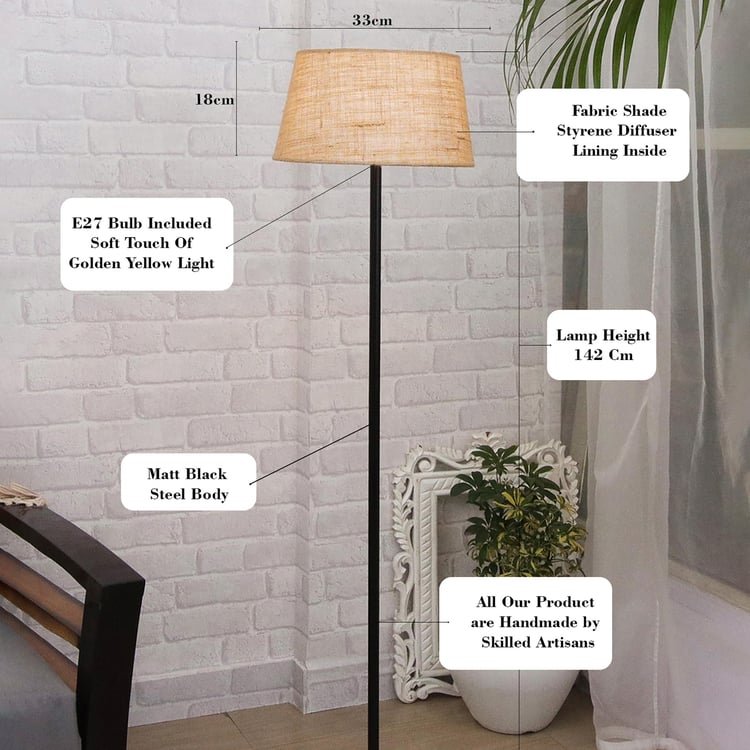 HOMESAKE Metal Floor Lamp