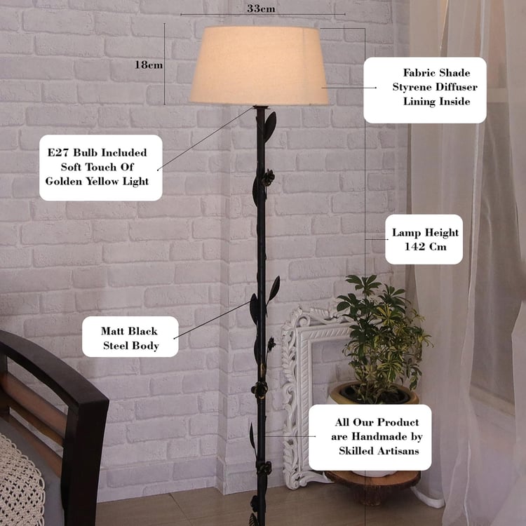 HOMESAKE Metal Floor Lamp