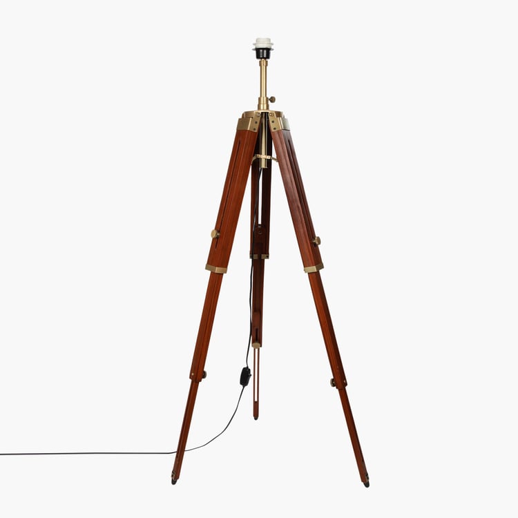 HOMESAKE Wooden Floor Lamp