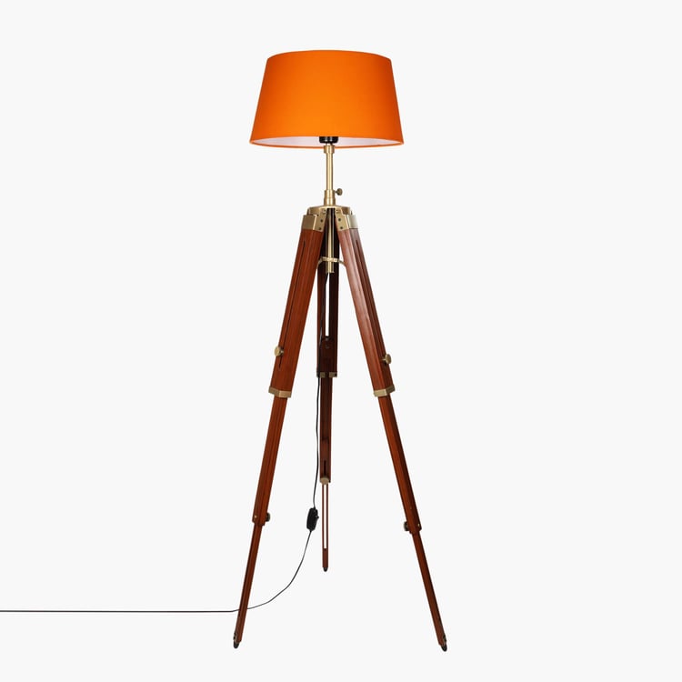 HOMESAKE Wooden Floor Lamp