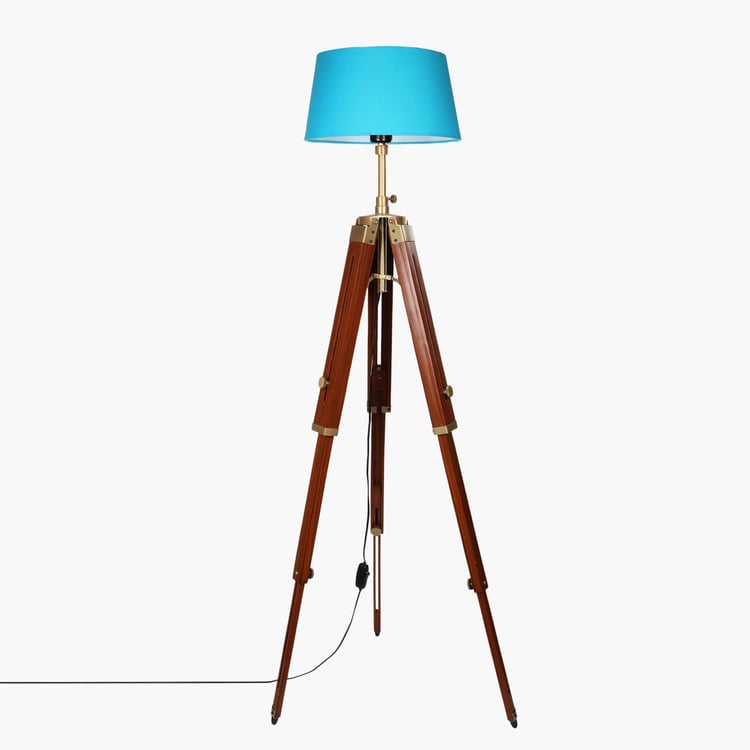 HOMESAKE Wooden Floor Lamp