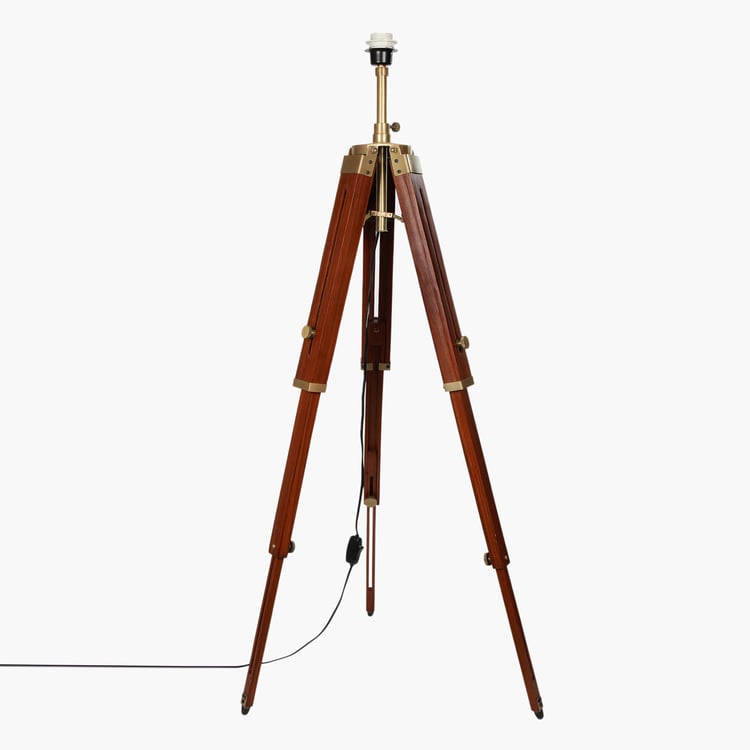 HOMESAKE Wooden Floor Lamp