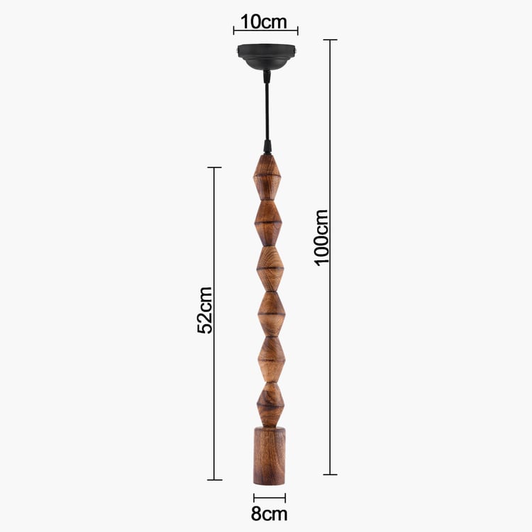 HOMESAKE Wooden Ceiling Lamp